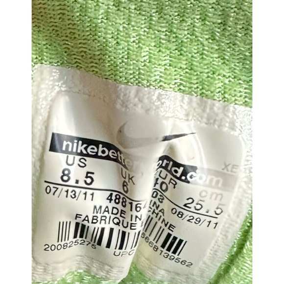 Nike Womens Lunar Forever Running Shoes Size 8.5 Gray Lime 488164-001 Sneakers - Picture 11 of 11